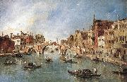 The Three-Arched Bridge at Cannaregio sdg GUARDI, Francesco